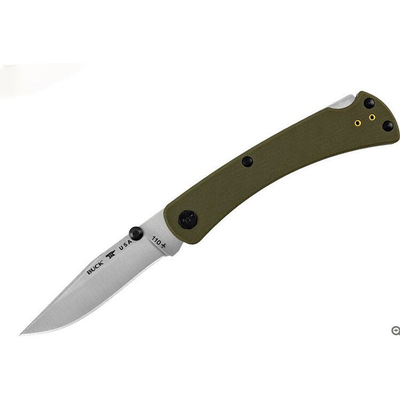 Buck 110 Slim Pro TRX Green