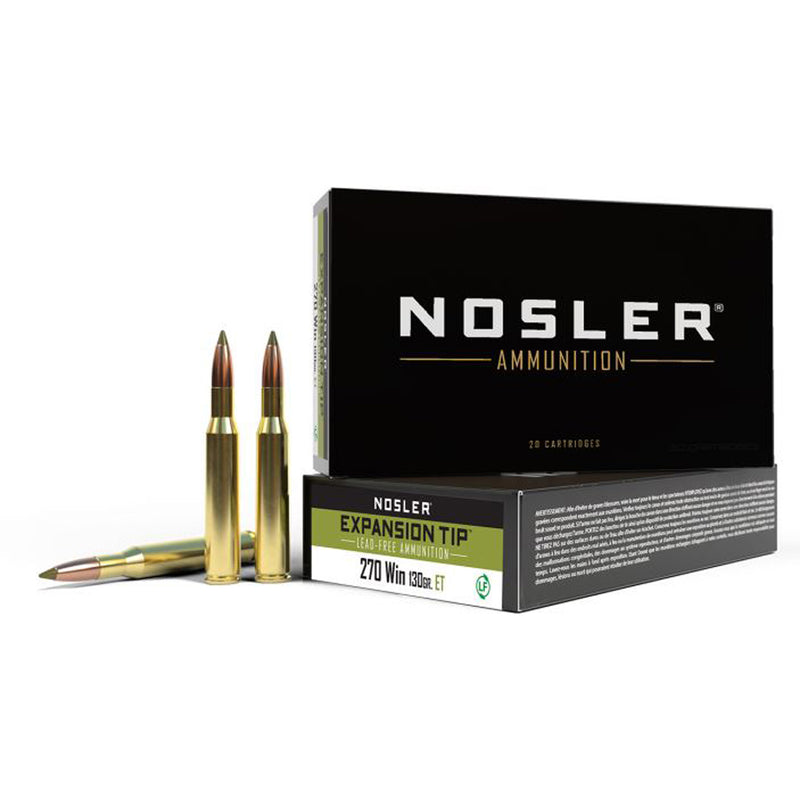 Nosler E-Tip .270Win 130gr CU