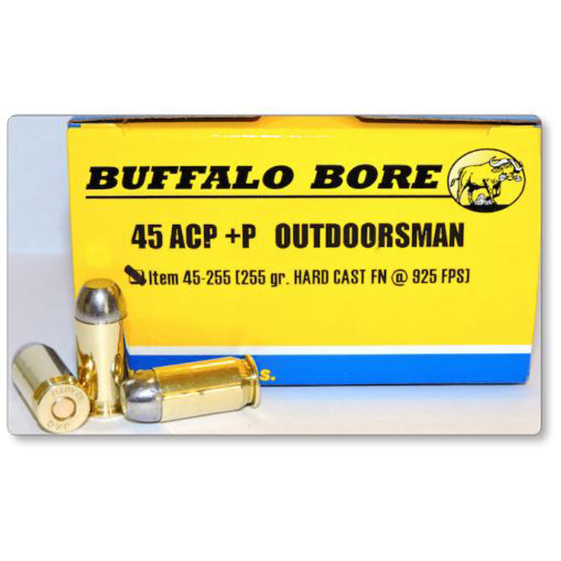 Buffalo Bore 45acp 255gr HC