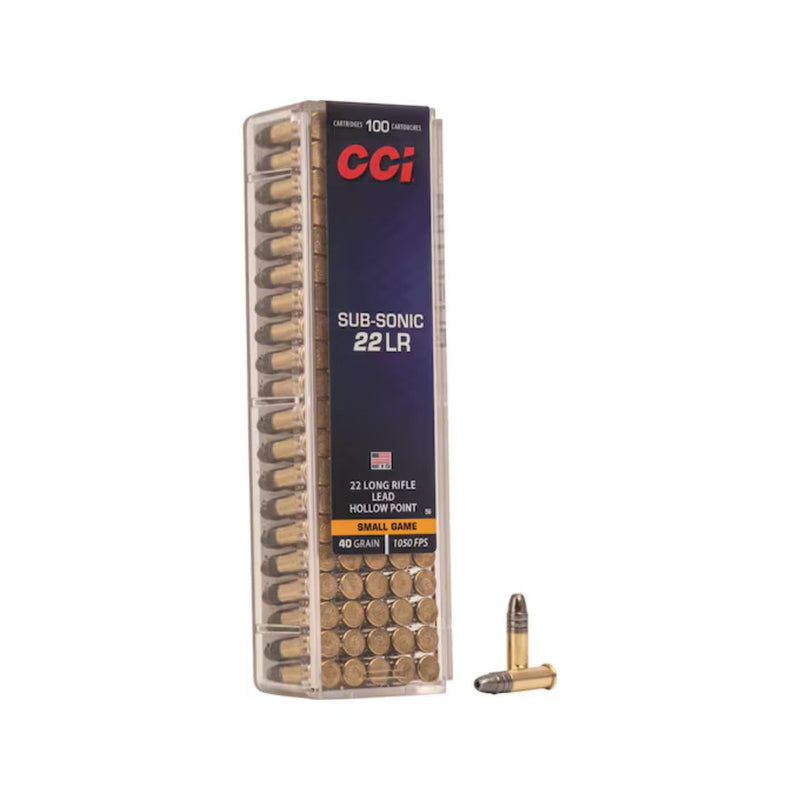 CCI Subsonic 22lr 40gr